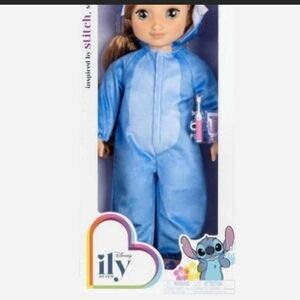 Disney ILY Doll in Light Blue Stitch-Inspired Outfit